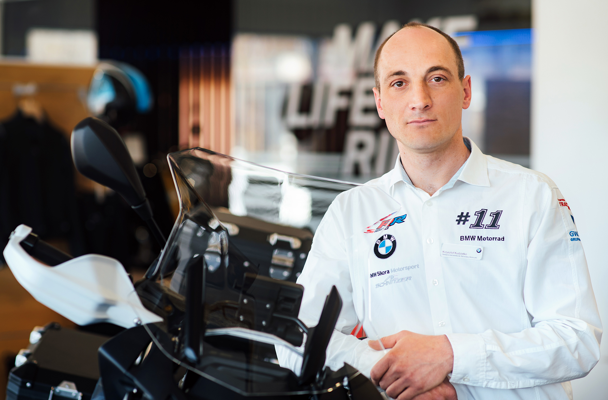 Sesja wizerunkowa dla pracowników BMW Motorrad Bielsko-Biała