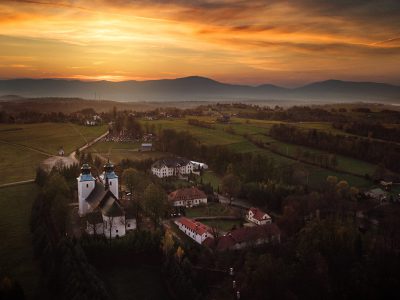 Zdjęcia z lotu ptaka Żywiec